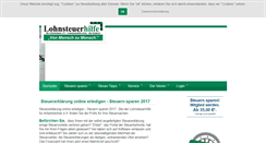 Desktop Screenshot of lohnsteuerhilfe-online.net