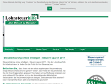 Tablet Screenshot of lohnsteuerhilfe-online.net